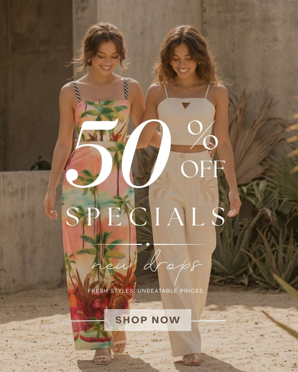 50% off special selection phone banner